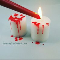 halloween DIY CANDLES halloween DIY CANDLES