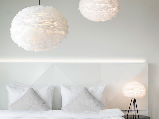 feather pendant light