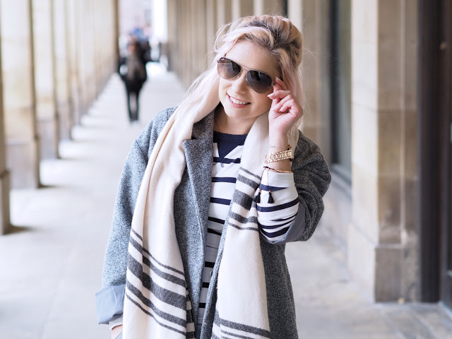 grey coat and sunglasses grey coat and sunglasses