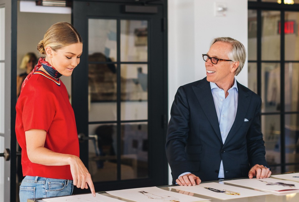 Tommy Hilfiger and Gigi Hadid Tommy Hilfiger and Gigi Hadid