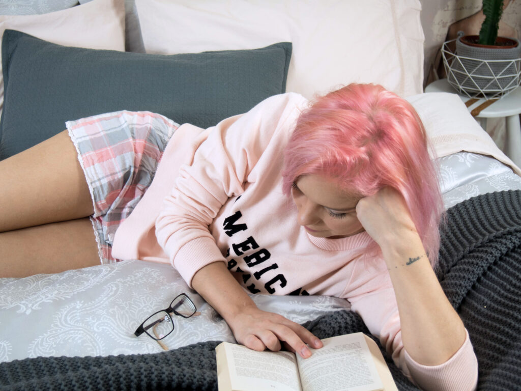 reading book and relax