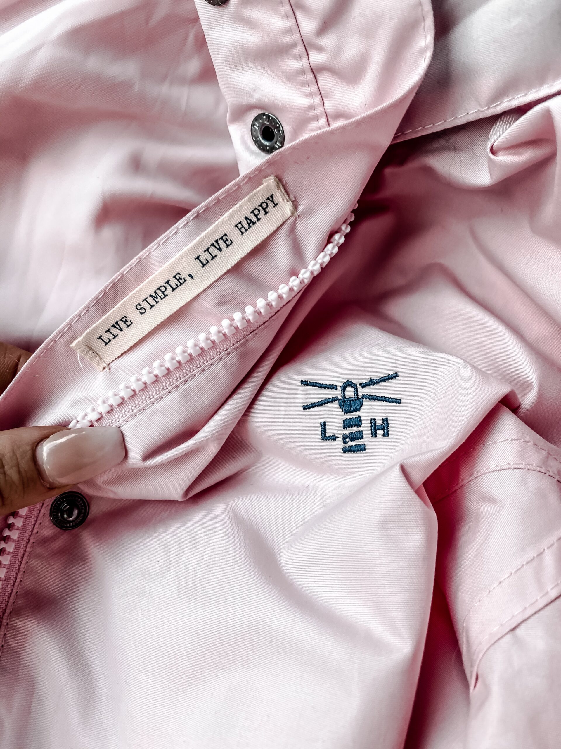 pink waterproof jacket