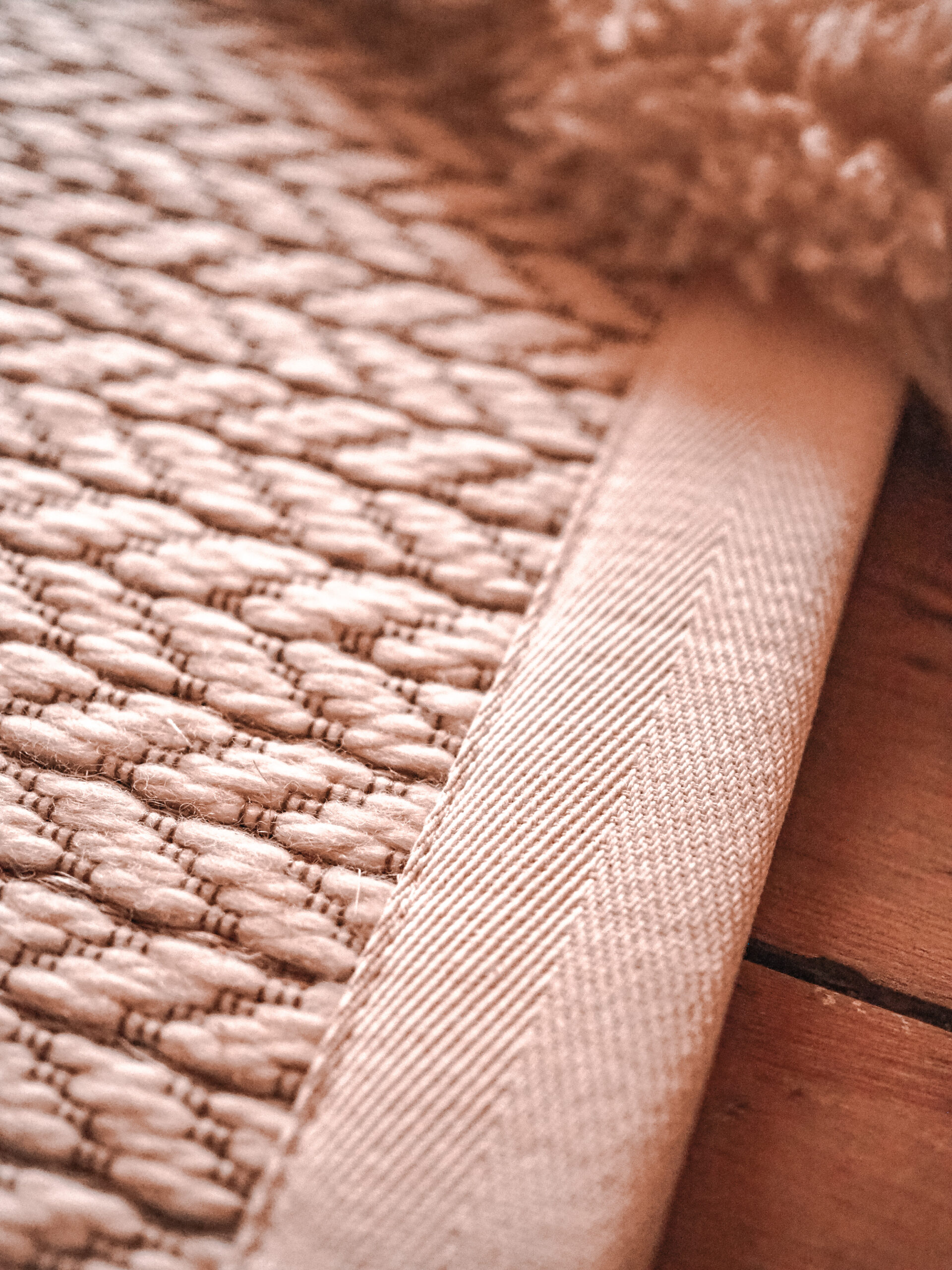 sisal rug edging